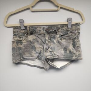 Camouflage Jean Shorts for Women